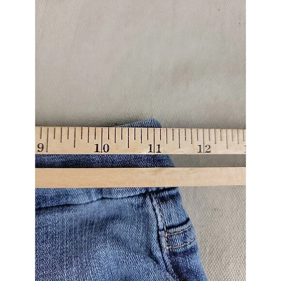 Good American Jeans‎ Womens 2 23x26 Skinny Distressed Stretch Mid Rise Modern - Picture 6 of 11